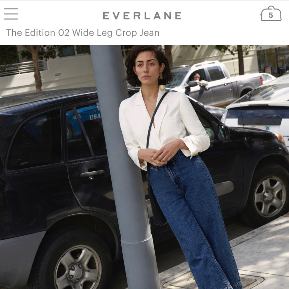 Everlane wide leg crop Edition 2